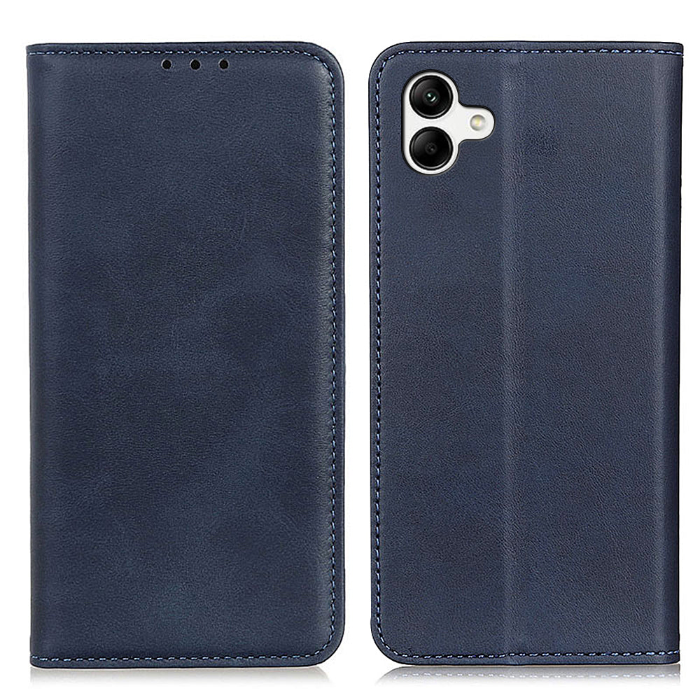 For Samsung Galaxy A05 4G Case Split Leather Cover Wallet Stand Cowhide Texture Phone Shell For Samsung Galaxy A05 4G Case Split Leather Cover Wallet Stand Cowhide Texture Phone Shell